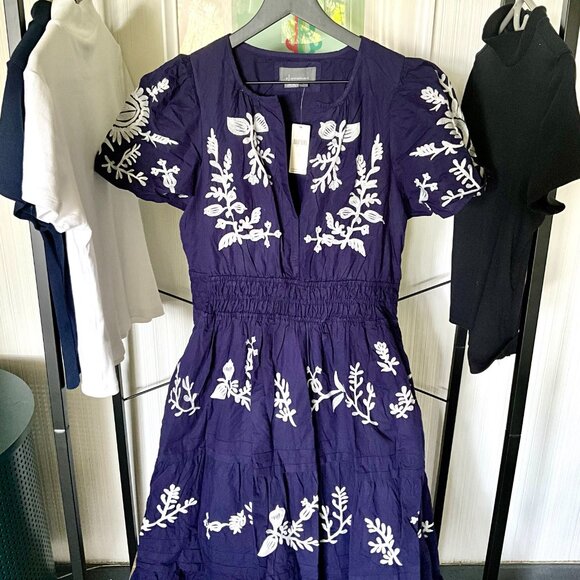 Anthropologie The Somerset Printed Maxi Dress - NWT - Size Large - Picture 3 of 11